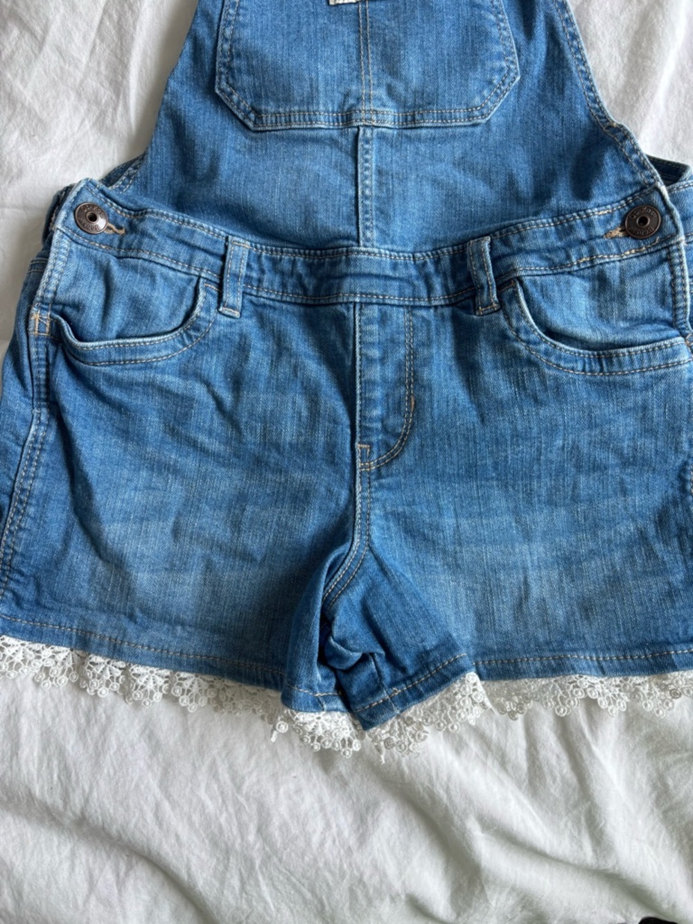 OshKosh B'gosh Light Blue Denim Shorts - Picture 3 of 4